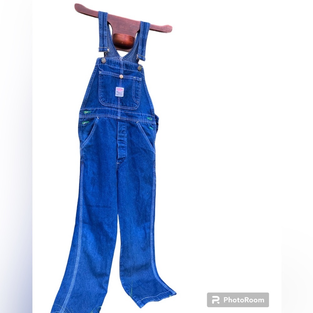 Kids denim bibs